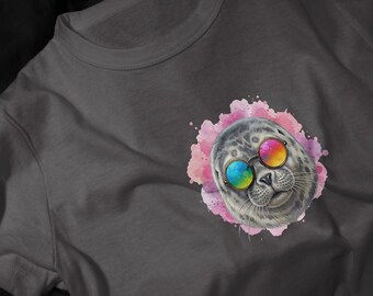 Seal with Rainbow Sunglasses T-Shirt | Collection Festival Tee
