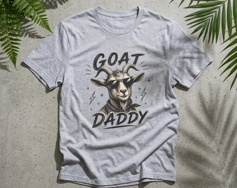 Maglietta GOAT DADDY / Maglietta divertente per papà, la maglietta del miglior papà