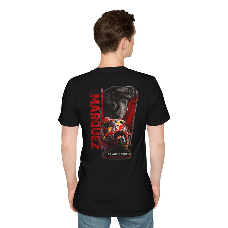 Marc Marquez 93 T-Shirt | MotoGP Racing Shirt | MM93 Fan Tee Unisex Shirt image 13