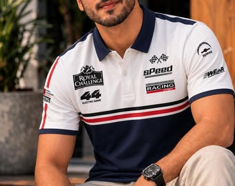 Polo de carreras de F1 / Polo gráfico unisex de Fórmula Uno Motorsport