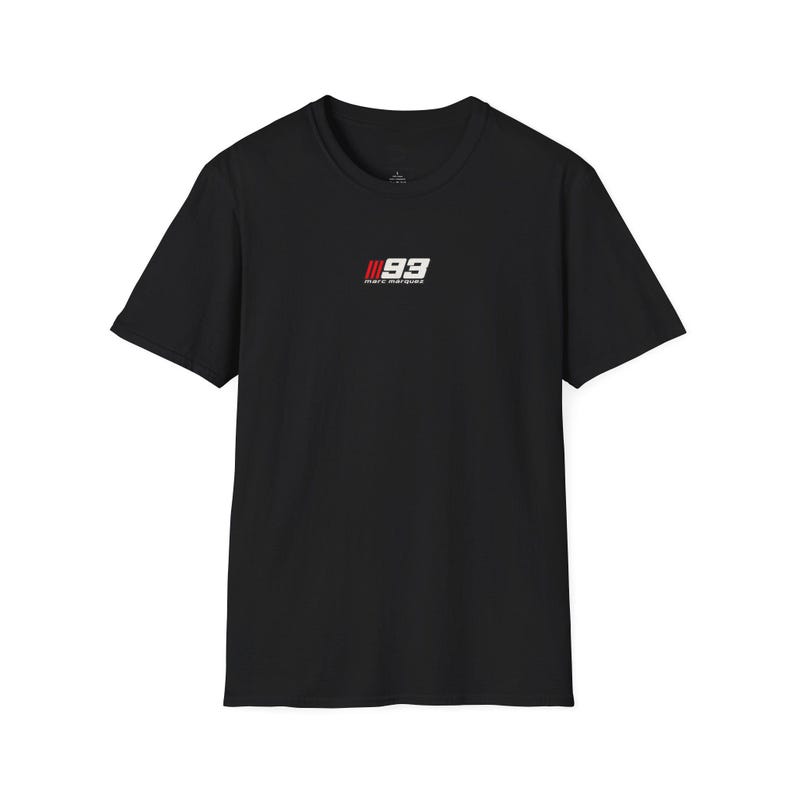 Marc Marquez 93 T-Shirt | MotoGP Racing Shirt | Gift for MM93 Fan Black