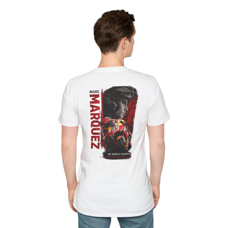 Marc Marquez 93 T-Shirt | MotoGP Racing Shirt | MM93 Fan Tee Unisex Shirt image 12