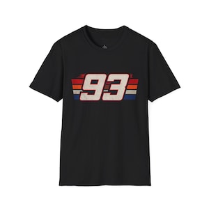 Marc Marquez 93 T-Shirt | MotoGP Racing Shirt | MM93 Fan Tee Unisex Shirt Black