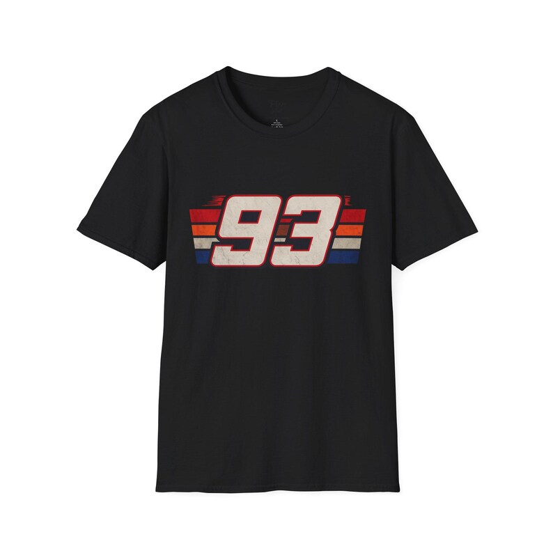 Marc Marquez 93 T-Shirt | MotoGP Racing Shirt | MM93 Fan Tee Unisex Shirt Black
