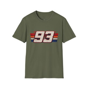 Marc Marquez 93 T-Shirt | MotoGP Racing Shirt | MM93 Fan Tee Unisex Shirt Military Green