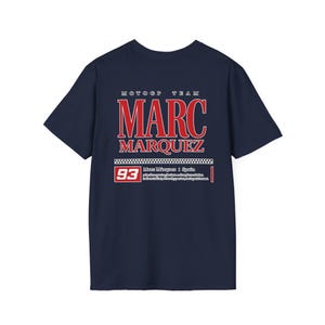Marc Marquez MotoGP Racing Graphic T-Shirt, Motorsport Apparel Tee image 12