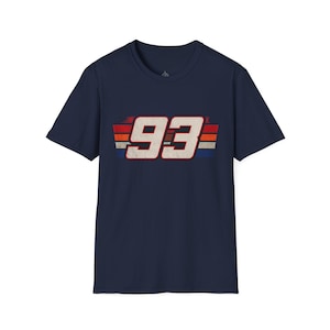 Marc Marquez 93 T-Shirt | MotoGP Racing Shirt | MM93 Fan Tee Unisex Shirt Navy