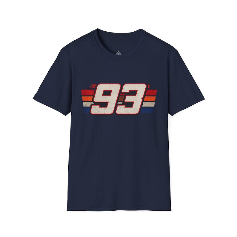 Marc Marquez 93 T-Shirt | MotoGP Racing Shirt | MM93 Fan Tee Unisex Shirt Navy