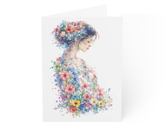 Custom Message Mother's Day Greeting Card | Personalized Mom Card