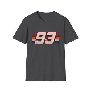 Marc Marquez 93 T-Shirt | MotoGP Racing Shirt | MM93 Fan Tee Unisex Shirt Dark Heather