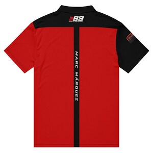 Marc Marquez Polo Shirt, MM93 Racing Polo, Motorcycle Racing Apparel, Marc Marquez 93 Polo Tee, Motorsport Gift for Men