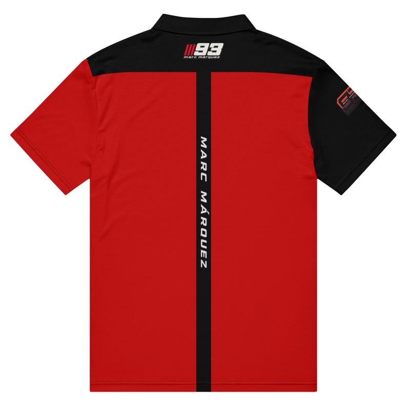 Marc Marquez Polo Shirt, MM93 Racing Polo, Motorcycle Racing Apparel, Marc Marquez 93 Polo Tee, Motorsport Gift for Men