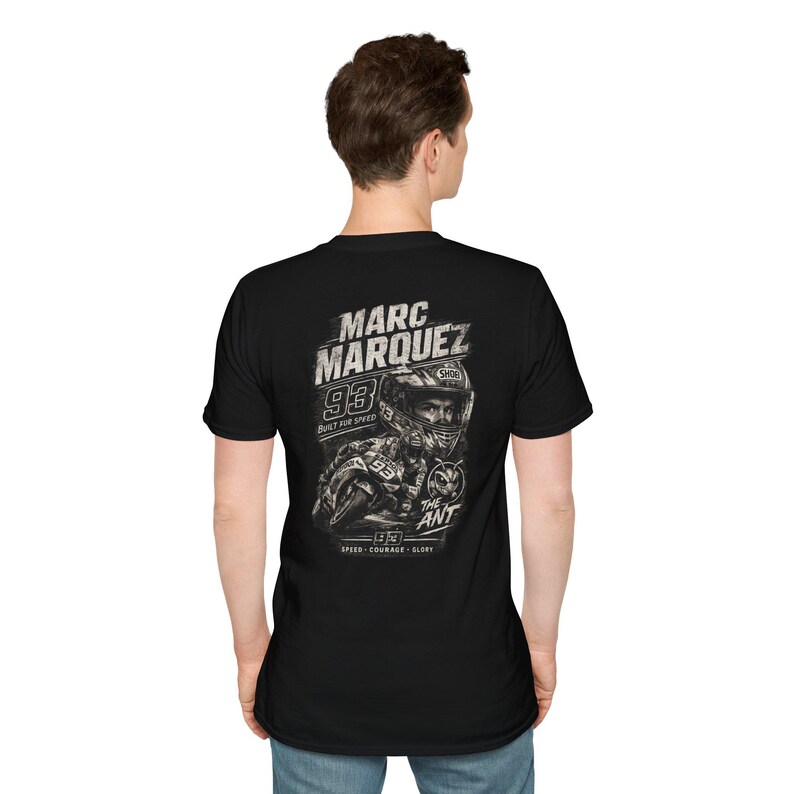 Marc Marquez 93 T-Shirt | MotoGP Racing Shirt | Gift for MM93 Fan image 10
