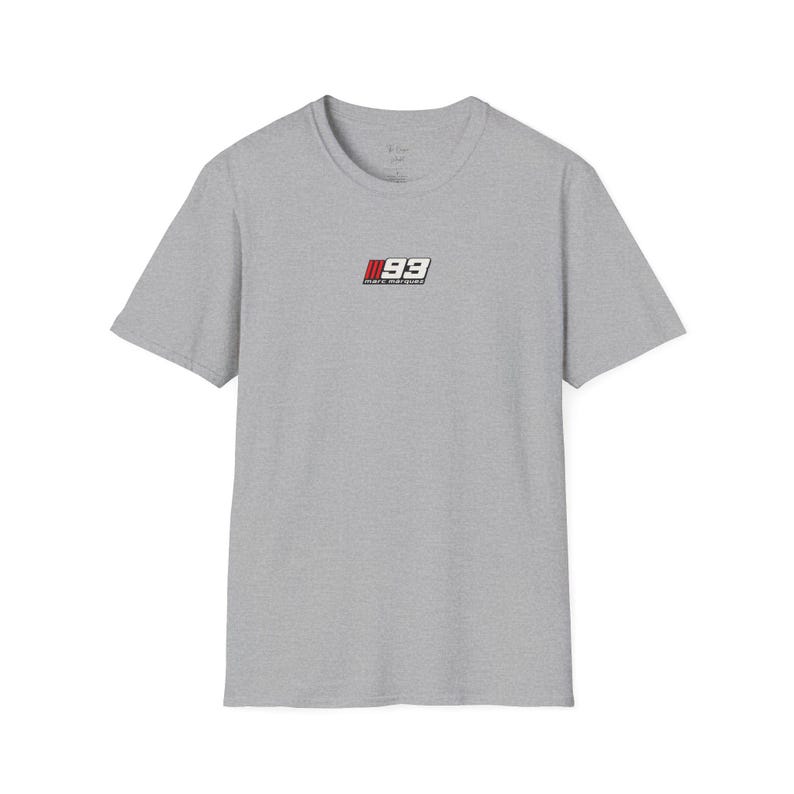 Marc Marquez 93 T-Shirt | MotoGP Racing Shirt | Gift for MM93 Fan Sport Grey