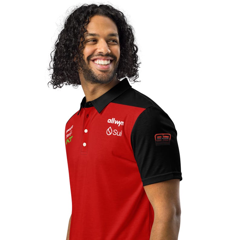 Marc Marquez Polo Shirt, MM93 Racing Polo | Motorsport Gift for Men | Marc Marquez 93 Polo Tee