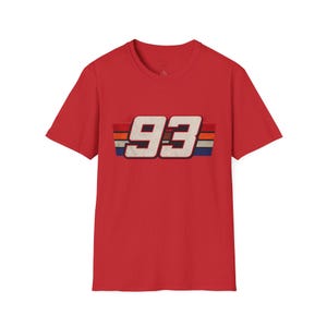 Marc Marquez 93 T-Shirt | MotoGP Racing Shirt | MM93 Fan Tee Unisex Shirt Red