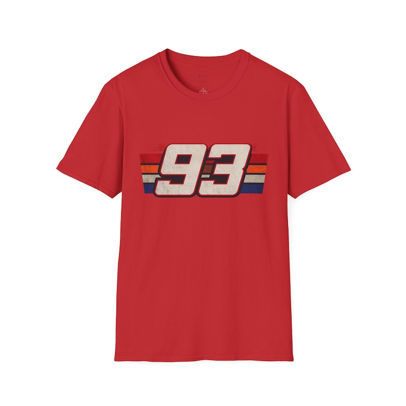 Marc Marquez 93 T-Shirt | MotoGP Racing Shirt | MM93 Fan Tee Unisex Shirt Red