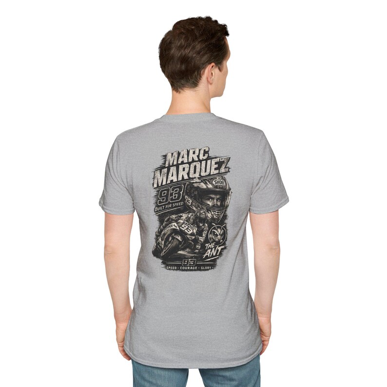 Marc Marquez 93 T-Shirt | MotoGP Racing Shirt | Gift for MM93 Fan image 11