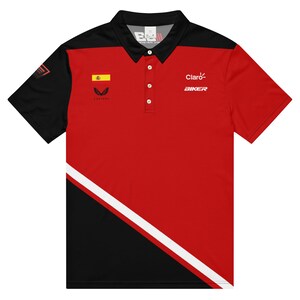 Marc Marquez Polo Shirt, MM93 Racing Polo, Motorcycle Racing Apparel, Marc Marquez 93 Polo Tee, Motorsport Gift for Men