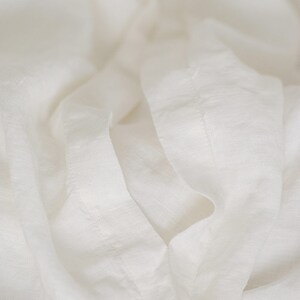 Flax Bed Linen... Linen Duvet Cover White King, Queen, Full, Twin Stonewashed Eco friendly Custom size image 6