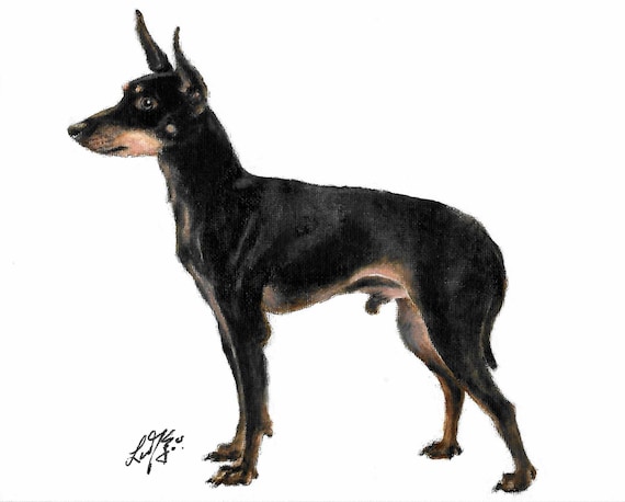 Toy Manchester Terrier Umbrella Toy Manchester Terrier Umbrella