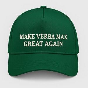 Make Your Text Great Again Hat, Custom Embroidered MAGA Baseball Cap, Funny Political Parody Dad Gift Hat, Personalised Womens Trump Red Hat image 2