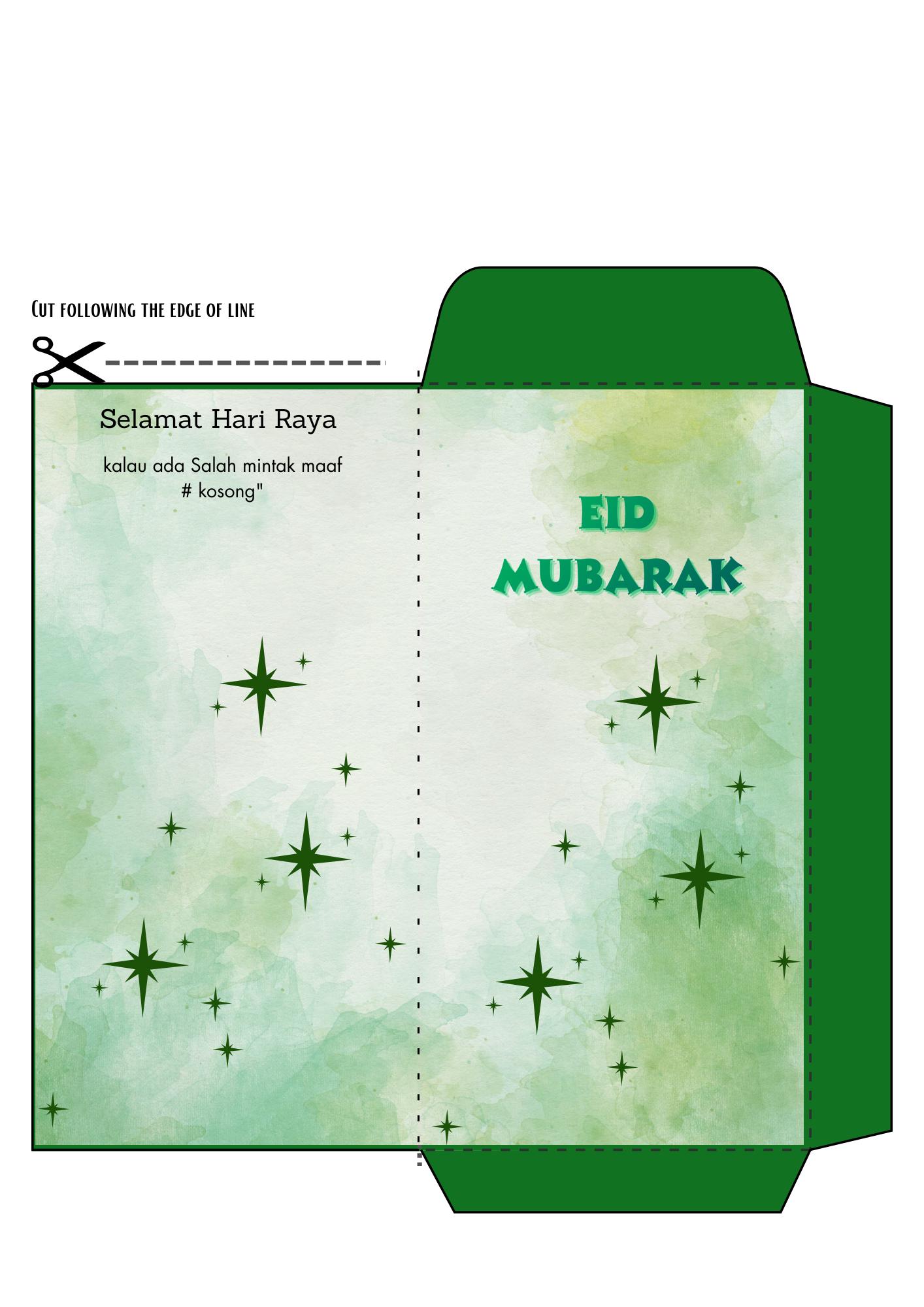Envelope Raya Floral Sampul Raya | Eid Money Packets | Hari Raya Aidilfitri Envelopes ...