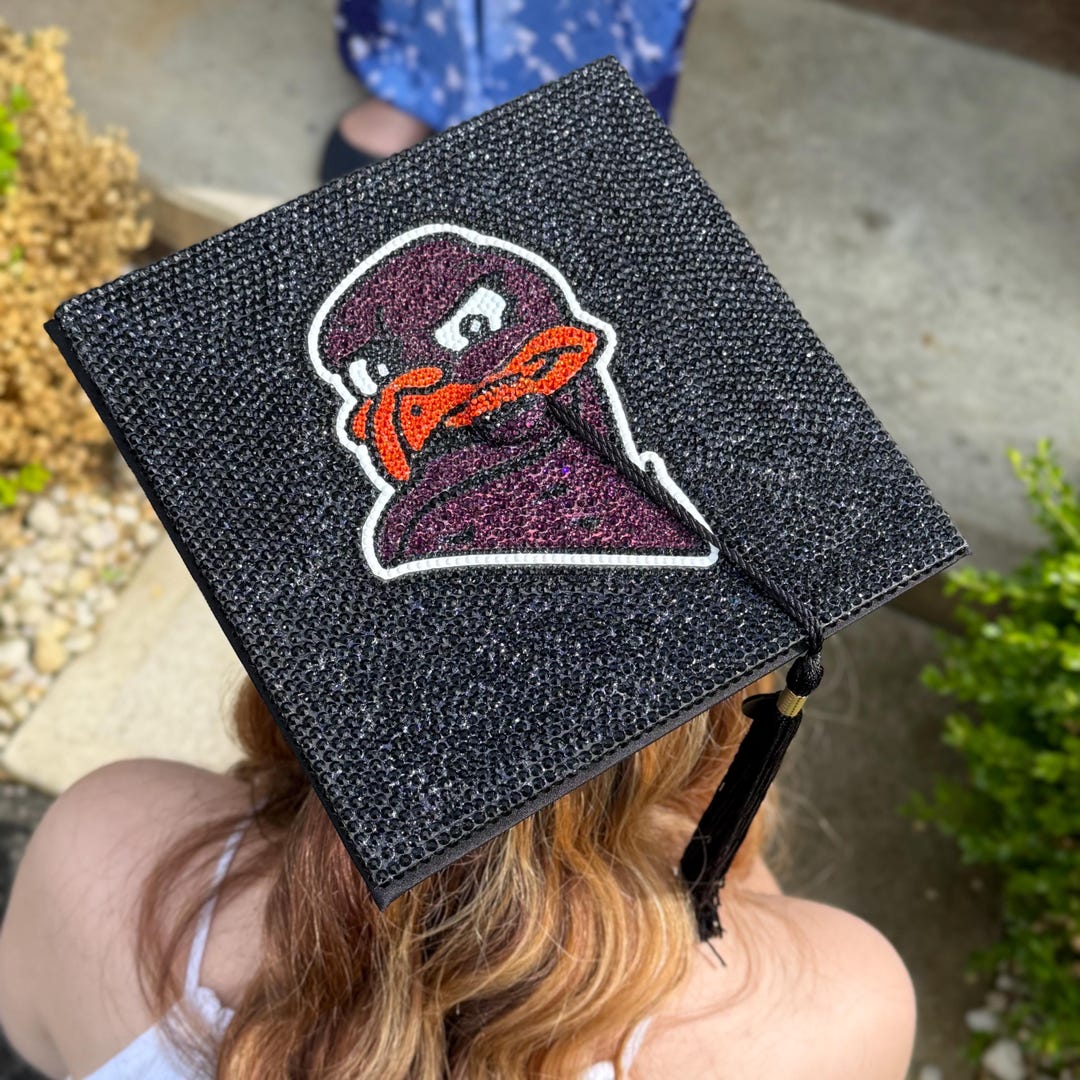 Custom Rhinestone Graduation Cap Topper - Etsy