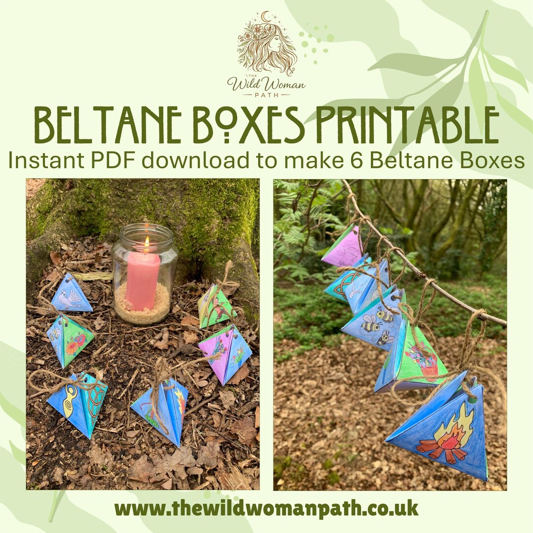 Beltane Boxes PDF Printable Instant Download - Etsy