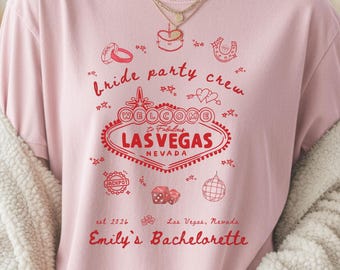 Bride Party Crew 2026, Wife of the Party 2026, Las Vegas Tee, Wedding Weekend Shirt, Bachelorette Party Shirt, Comfort Colors Bride Tee