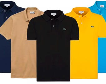 Lacoste Men's Classic Fit Cotton Polo Shirt Short Sleeve UK Sale size S-2XL