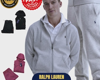 Vintage Y2K Polo Ralph Lauren White Zip up Hoodie Sweatshirt Size
