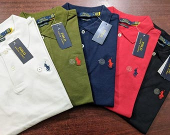 Ralph Lauren Men's Classic Fit Polo Shirt – Short Sleeve Designer Style