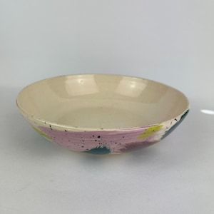 Handmade Ceramic Bowl / Colourful / Pasta Bowl / Large Bowl / Unique / Stoneware / Pottery