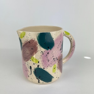 Handmade Jug / Colourful / Milk Jug / Unique / Stoneware / Pottery