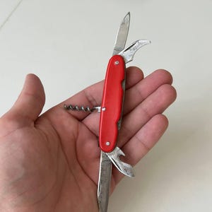 Vintage Soviet “Metalist” Pocket Knife – USSR Multi-Tool Folding Knife – 5 Functions