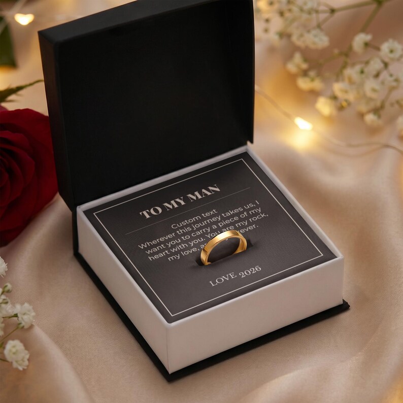 Custom Engraved Women's Personalized Ring, Elegant Minimalist Name Ring ...