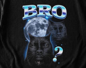T-shirt avec un mème de chat idiot, T-shirt « Brainrot », T-shirt chat drôle, T-shirt mème viral, Couleurs confortables, T-shirt « Brainrot » italien, T-shirt cadeau gag, Humour Y2K