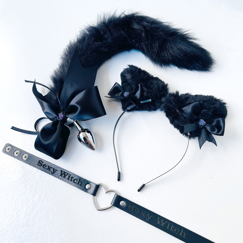 Personalised Cat Tail Plug and Ears. Cat Tail and Ears. Kitten Etsy