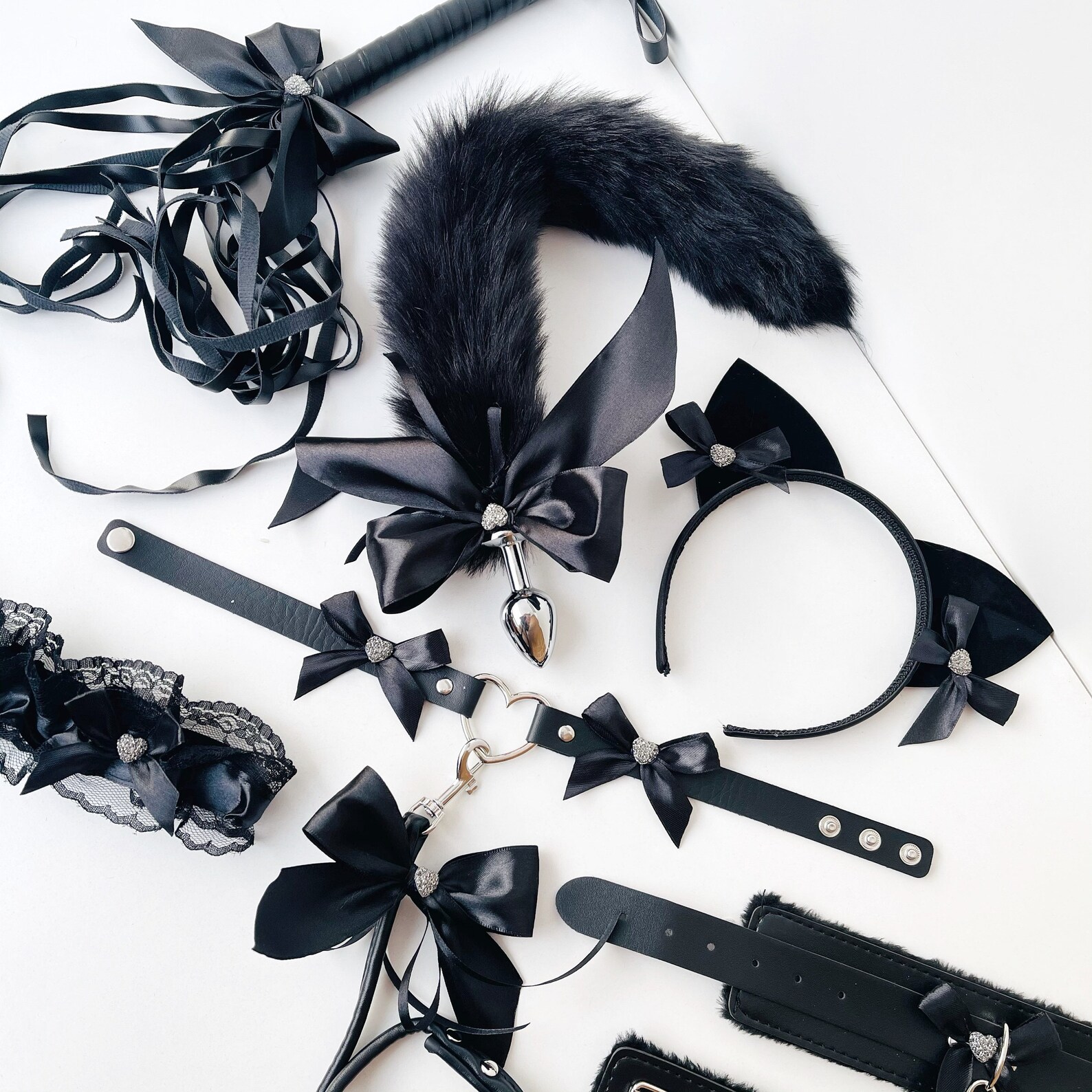 Black Kitten Butt Plug Set. Bdsm Kitten Pet Play Set. Cat Tail Etsy Australia