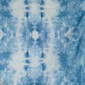 Indigo Love Hand Dyed Organic Cotton Sheet Set Ice Dyed Sheets image 6