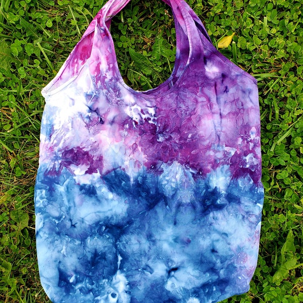 Boho tie dye ice dye bags