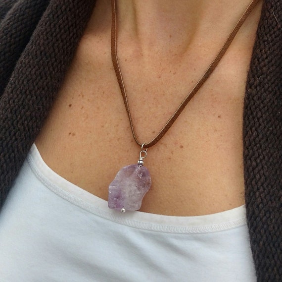 raw cut amethyst