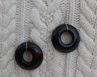 Recycled Wine Bottle Earrings