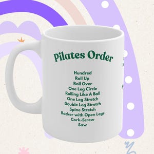 tasse Pilates | Routine classique, cadeau exercice