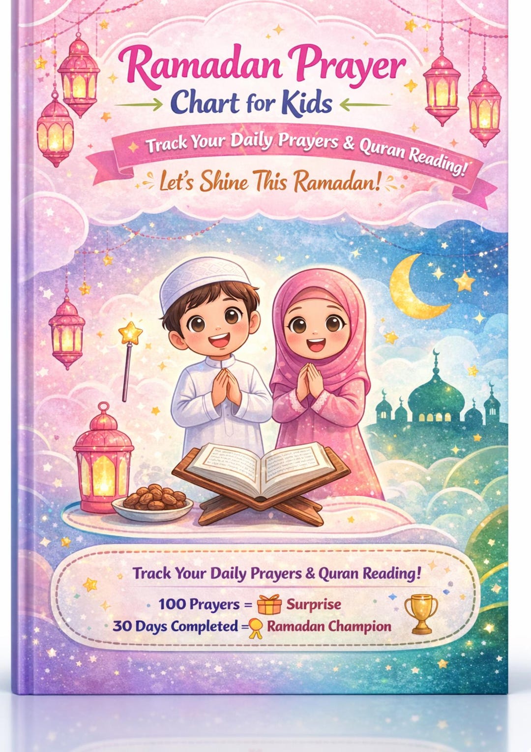 Kids Ramadan Prayer Tracker – 30-day Islamic Activity Chart (PDF ...