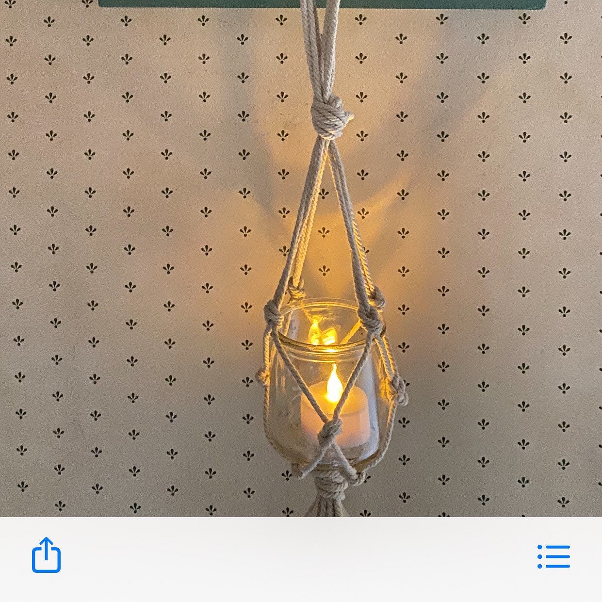 Macrame Tea Light Holder Etsy