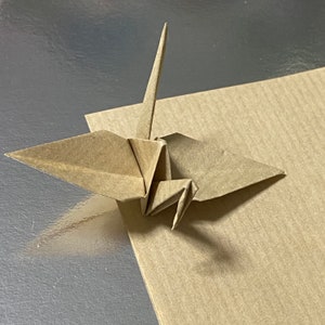 100 Grues Origami - Disponible en taille S, M, L ou XL - Papier Kraft