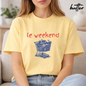 Comfort Colors® The Weekend Shirt, Funny Grocery Shopping Tee, Retro Graphic T-Shirt, Weekend Errands Shirt, Vintage Humor Tee