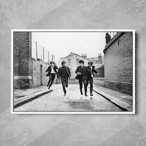 The beatles black and white photo - Etsy 日本